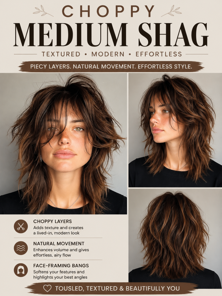 Choppy Medium Shag