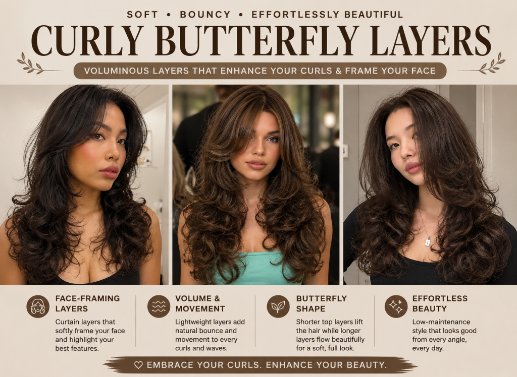 Curly Butterfly Layers