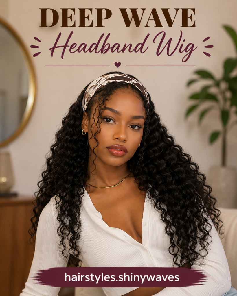 Deep Wave Headband Wig
