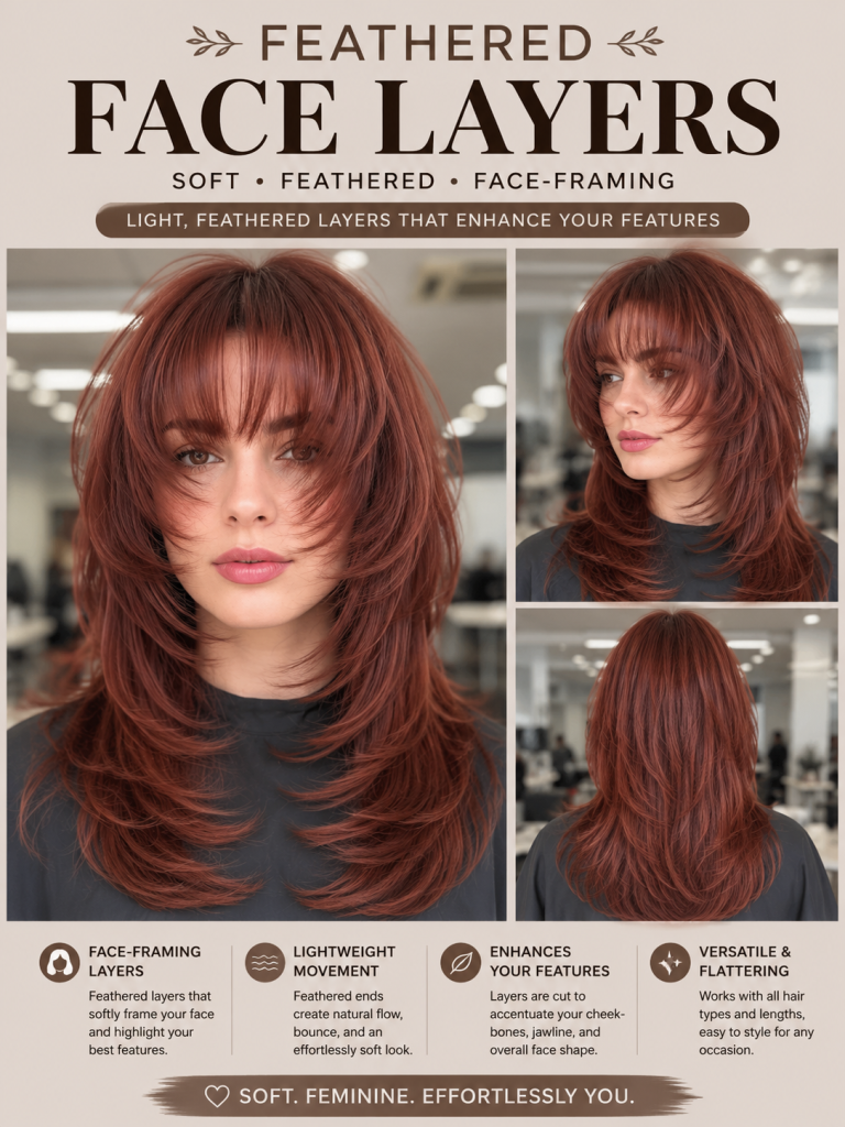 Feathered Face Layers
