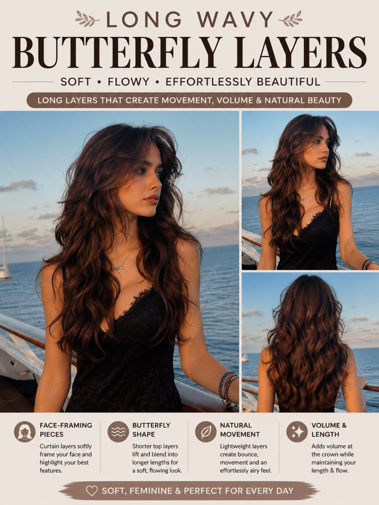 Long Wavy Butterfly