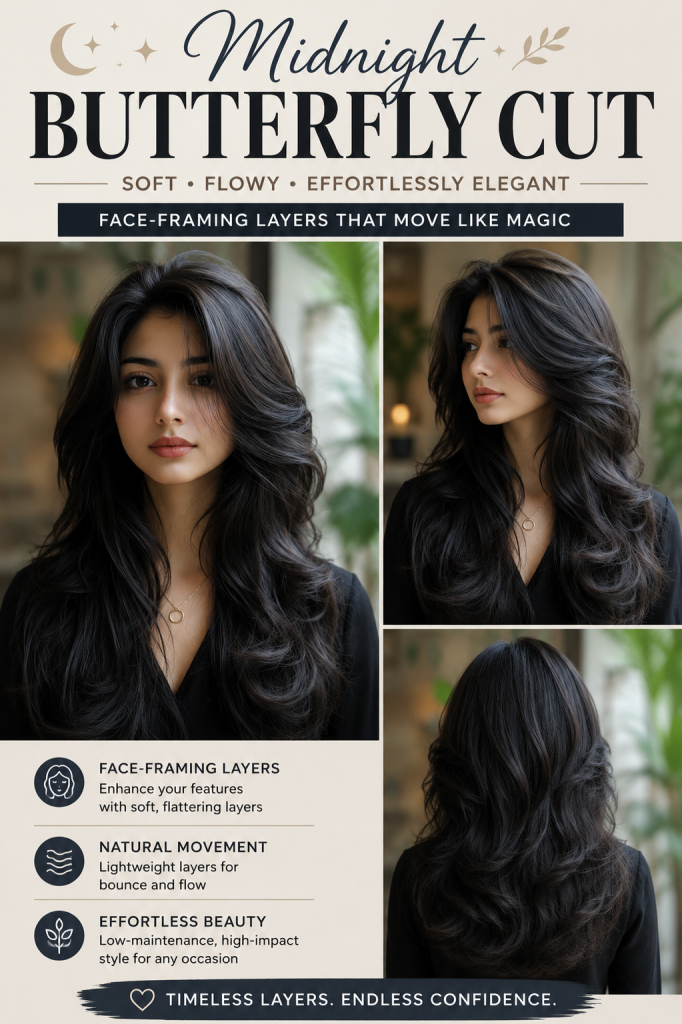 Midnight Butterfly Cut