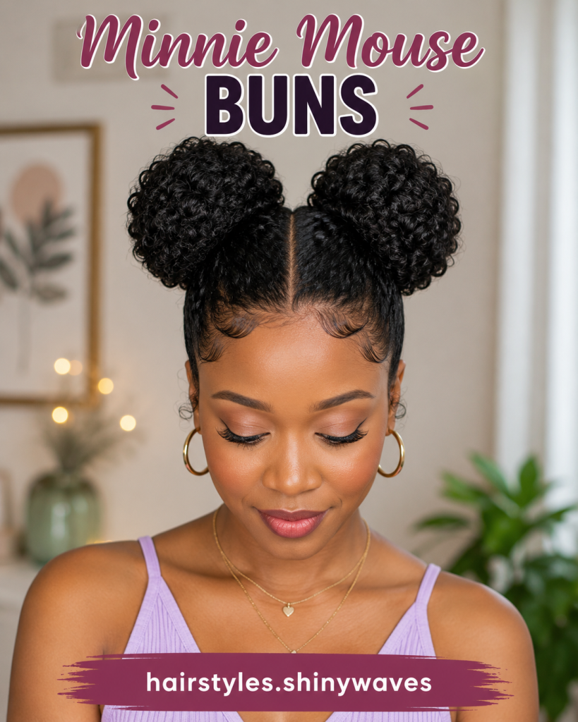 Minnie Mouse Buns