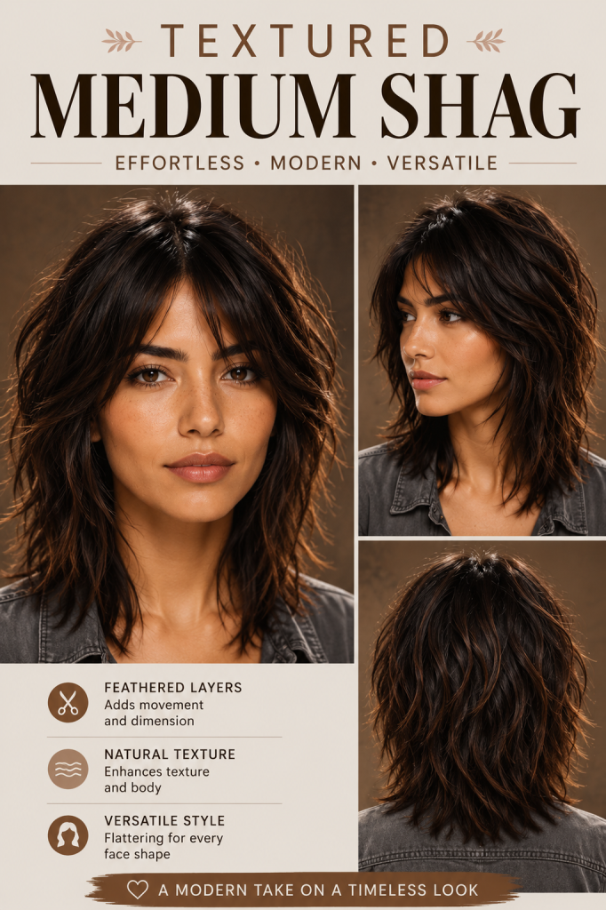 Textured Medium Shag