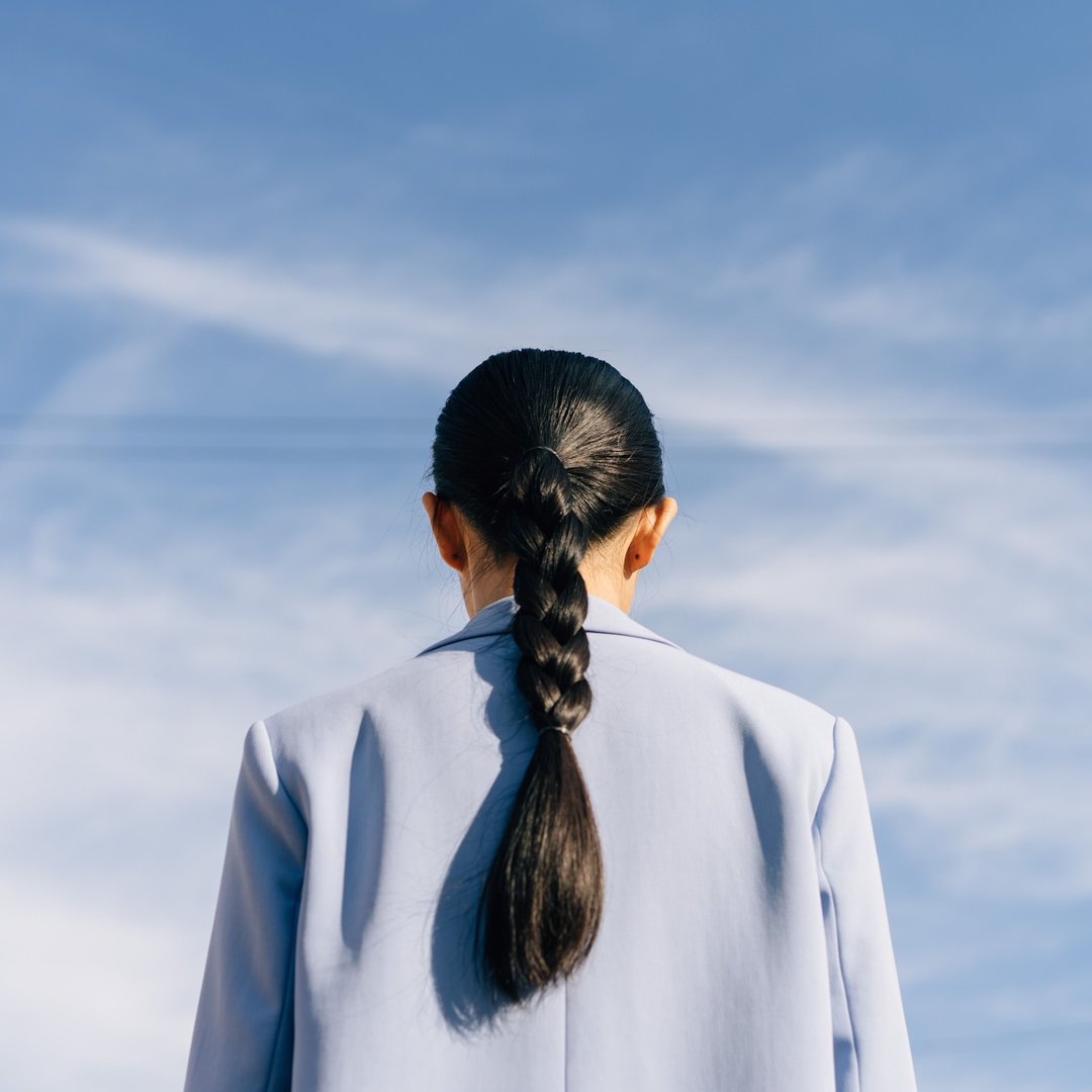 17. Sleek Low Ponytail with Extra Long Knotless Braids - long knotless braids