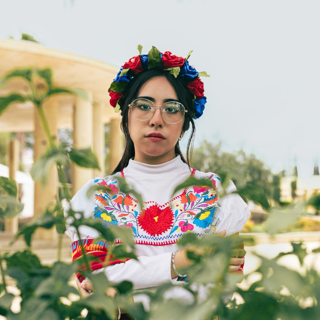Crown Braid Inspired by Oaxacan Ceremonial Looks - mexican braids
