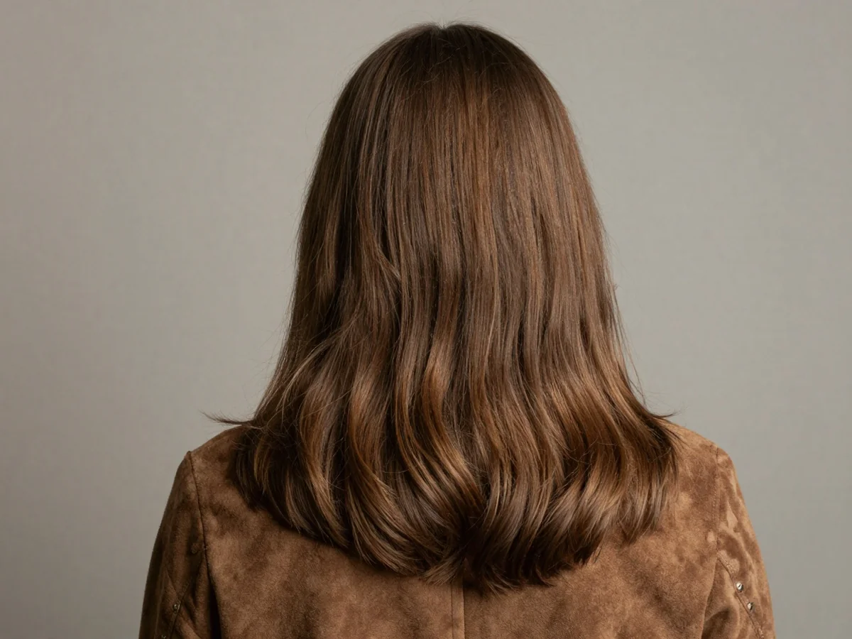Suede Brunette - hair color 2026 trends women